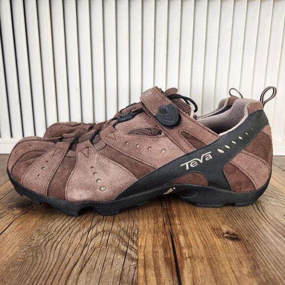 Teva 6929 Trail Shoes Mens Sz 13 Brown Suede Hiking Strap Outdoor Gorpcore Camp main image 8